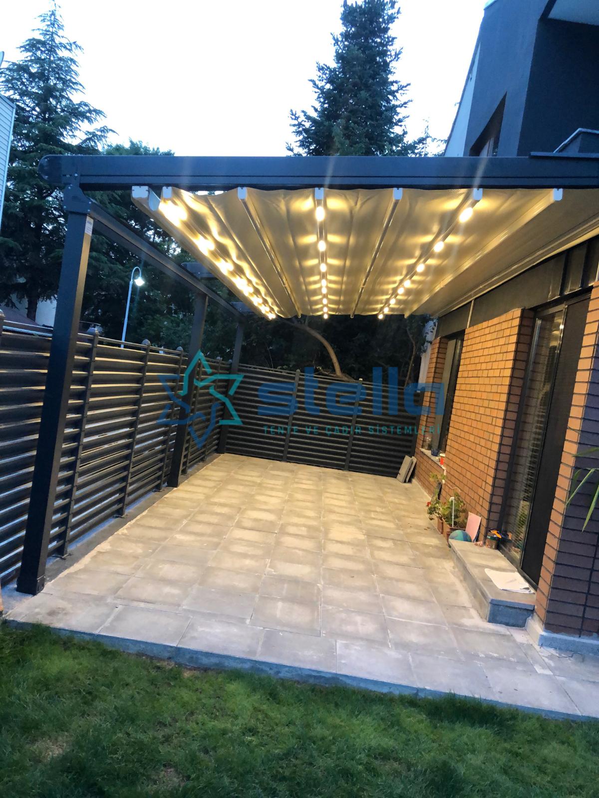 BATIKENT ÖZEL KONUT BAHÇESİ PERGOLA TENTE