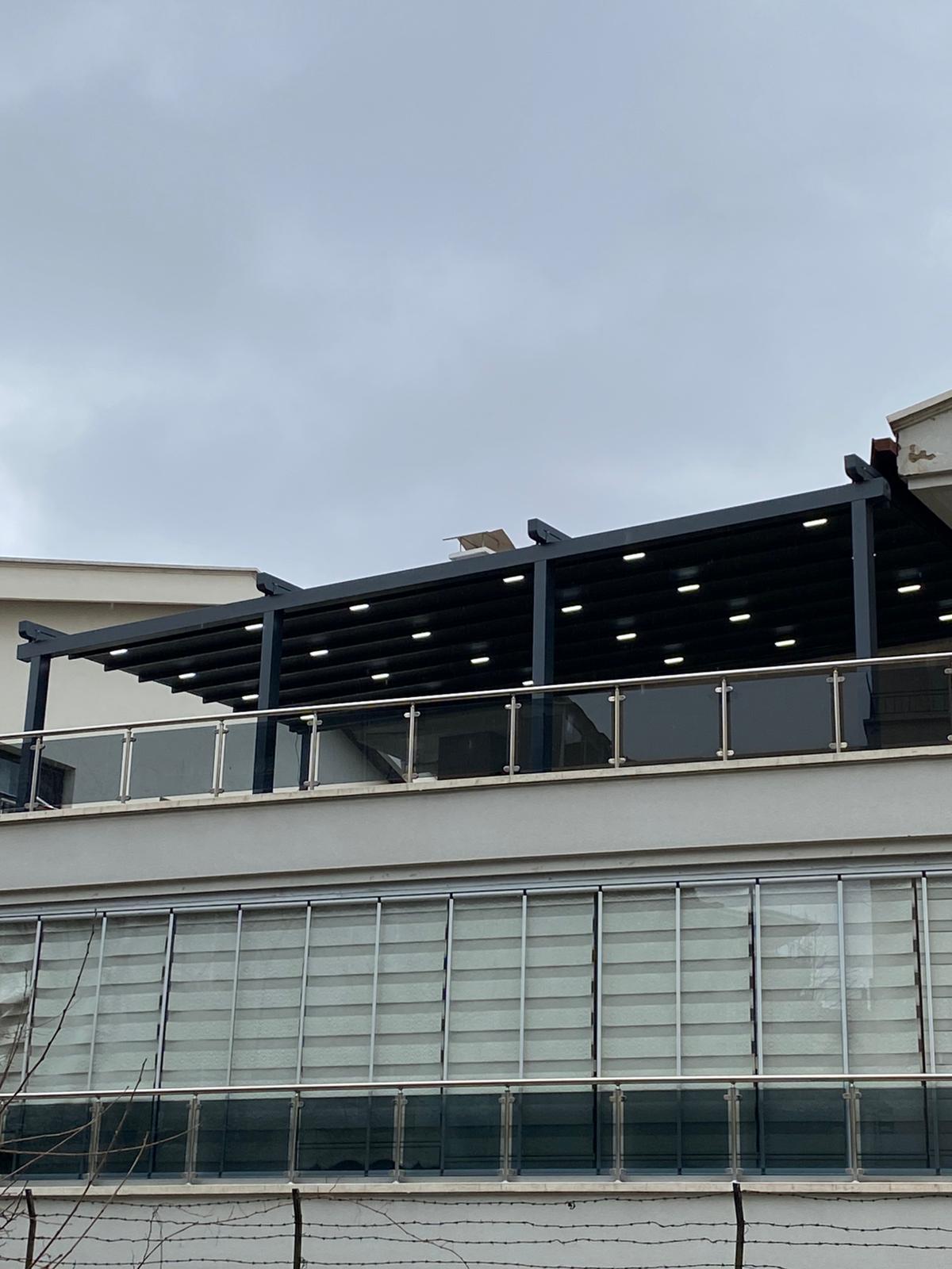 KEÇİÖREN ÖZEL KONUT TERASI PERGOLA TENTE