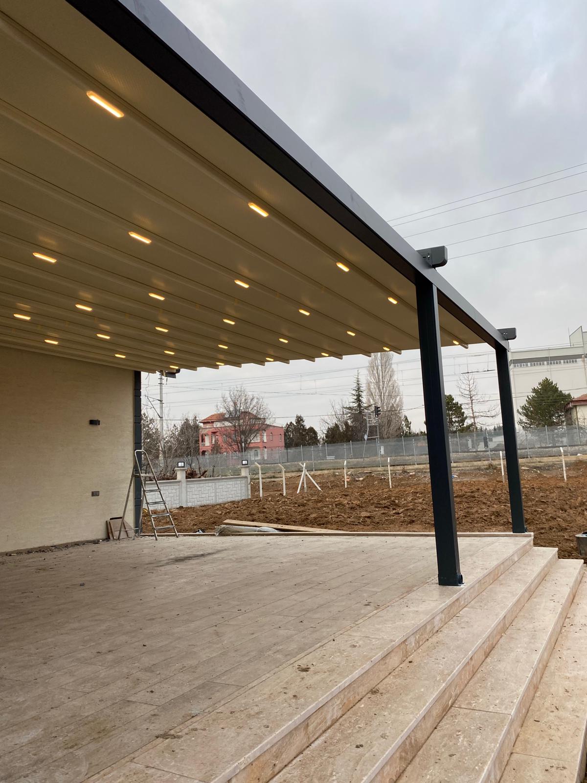 KIRIKKALE ÖZEL KONUT BAHÇESİ PERGOLA TENTE